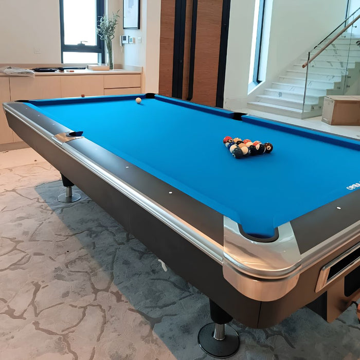 8ft Commercial Billiard Pool Table with 25 mm 3-Piece Slate