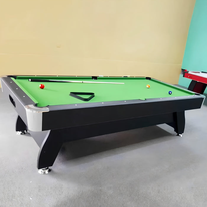 8FT Wooden Billiard Pool Table with MDF Playfield