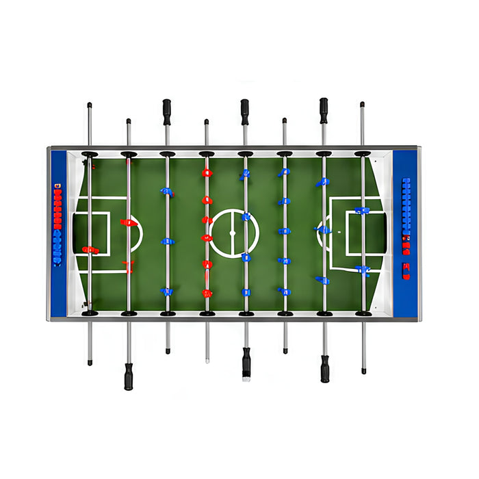 Indoor Foosball Table with 25mm Blue Cabinet & Steel Legs