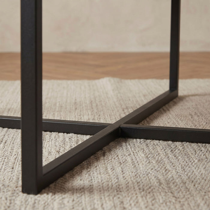 Modern Round Coffee Table  (80 cm x 40 cm)