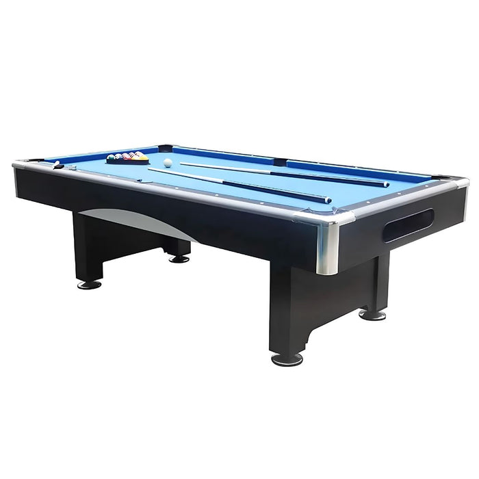 7 & 8 Feet MDF Billiard Pool Table with Blue & Green Velvet Cloth