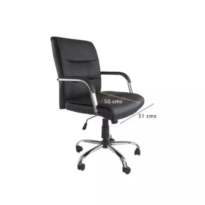 Classic Style Swivel High Back Leather Staff Office Room Computer Chairs