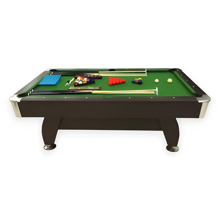 7FT Billiards Pool Table with Full Accessories – Red, Green & Blue