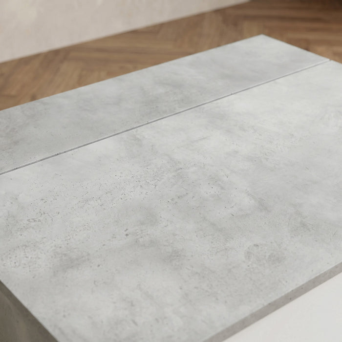 Modern Rectangular Lift Top Coffee Table with Hidden Storage