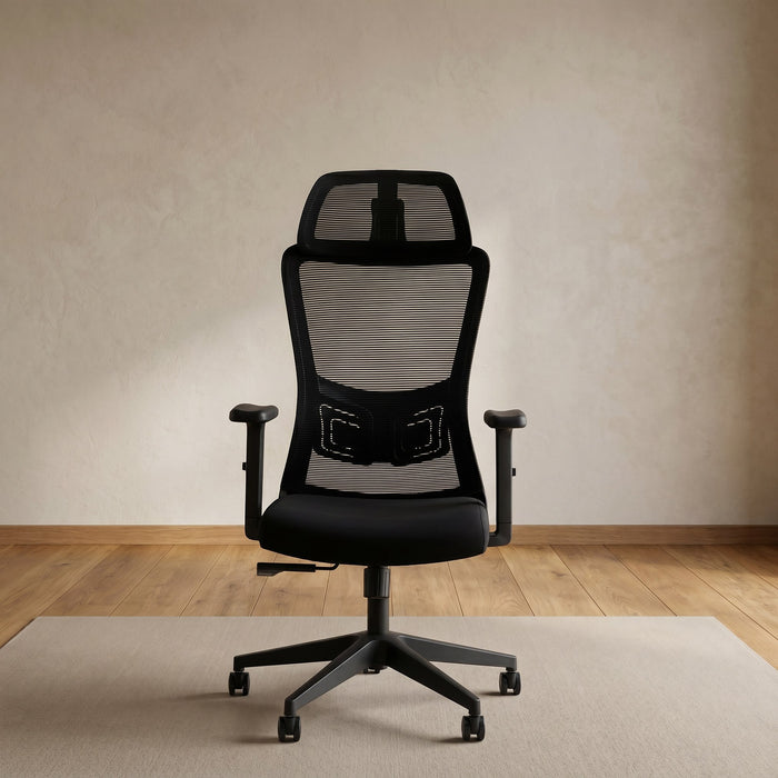 Ergonomic High Back Office Chair with 2D Lumbar Support