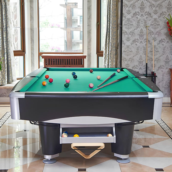 8 Feet Home Billiard Pool Table with Ball Return System