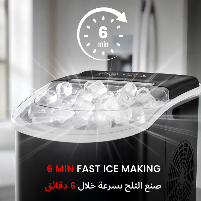 12KG Ice Maker Machine 90W Compact Countertop Ice Maker
