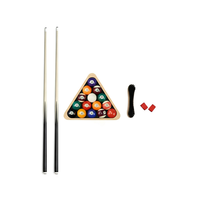 Premium Wooden Billiard Pool Table with Dark Grey Cloth