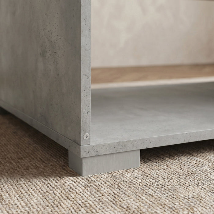 Modern Rectangular Lift Top Coffee Table with Hidden Storage
