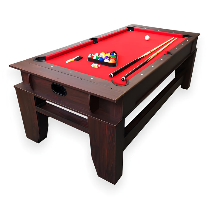 7FT 2-in-1 Multi-games Billiard & Air Hockey Table