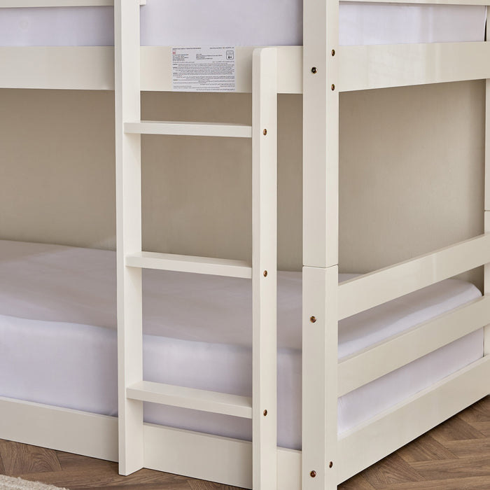 Vertical Space-Saver 3-in-1 Wooden Triple Sleeper Bed