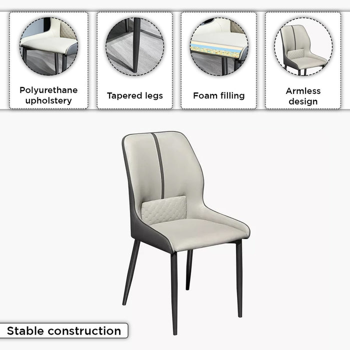 Modern 6-Seater Sintered Stone Dining Set