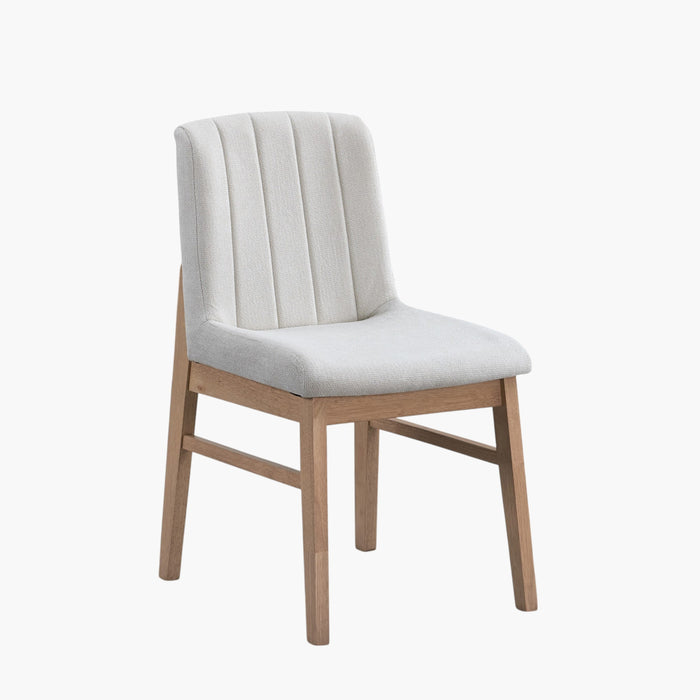 2-Seater Modern Square Dining Set - Light Wood Finish