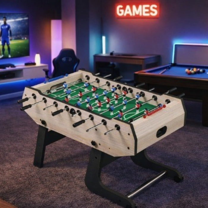 Foldable Foosball Table – Space-Saving Indoor Football Game Table