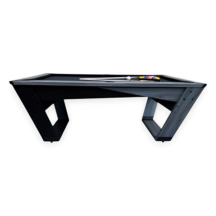 7FT Black Design Pool Table with Accessories