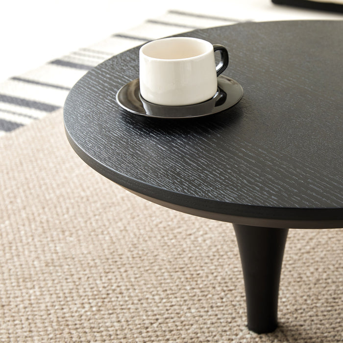 Modern Sintered Stone Organic Shape Coffee Table