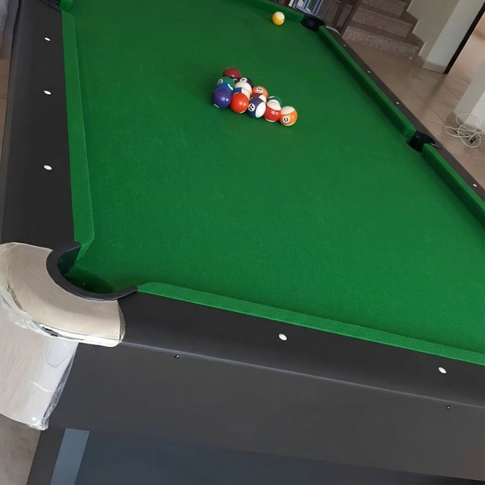 7 & 8 Feet MDF Billiard Pool Table with Blue & Green Velvet Cloth