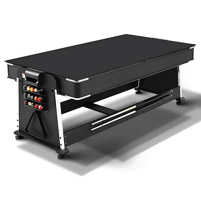 4-in-1 Pool Table with Air Hockey, Table Tennis & Dinning Table