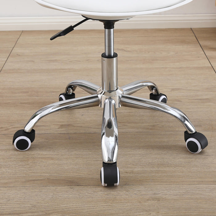 Modern Polypropylene Office Chair with Chrome Base