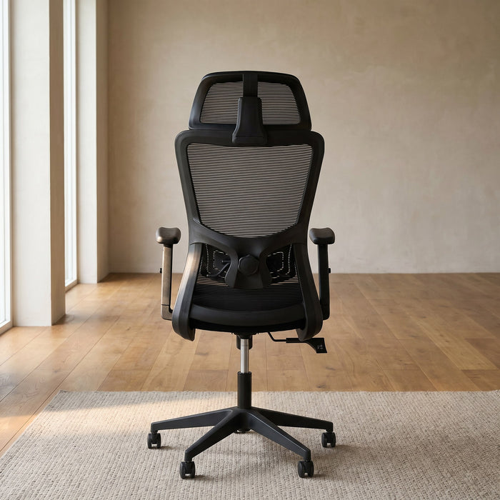 Ergonomic High Back Office Chair with 2D Lumbar Support