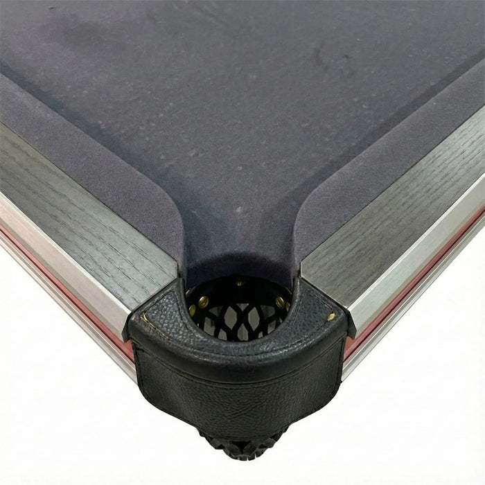 Premium Wooden Billiard Pool Table with Dark Grey Cloth