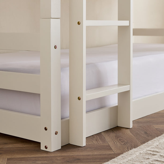 Vertical Space-Saver 3-in-1 Wooden Triple Sleeper Bed