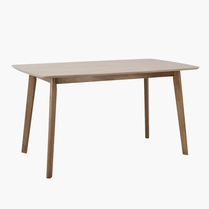 6-Seater Rectangular Dining Table Set with Wooden Chairs