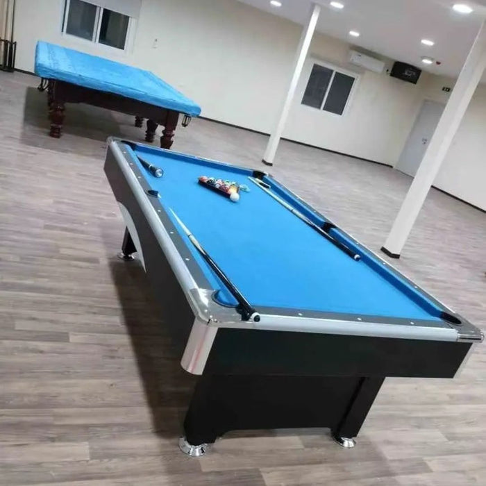 7 & 8 Feet MDF Billiard Pool Table with Blue & Green Cloth