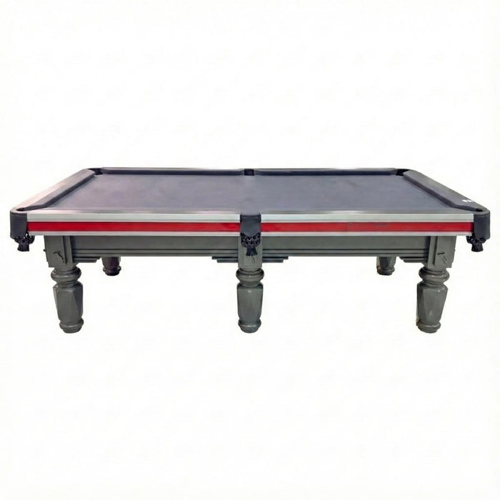Premium Wooden Billiard Pool Table with Dark Grey Cloth