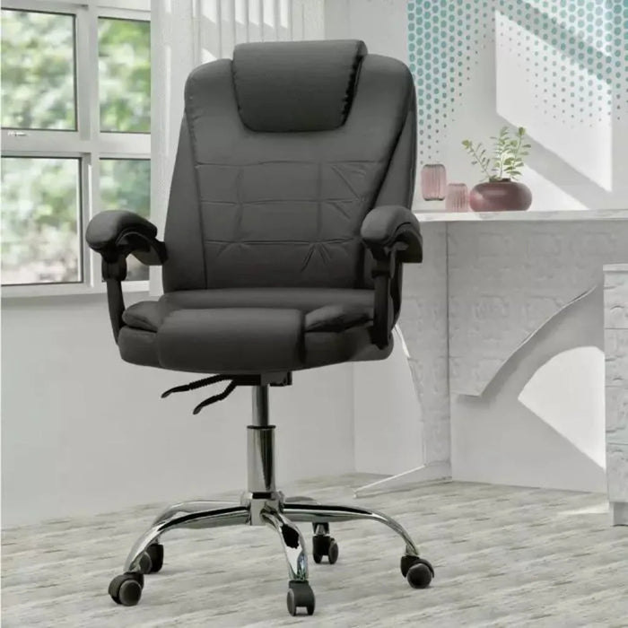 Adjustable Height, 360 Degree Swivel, Caster Wheel Support Ideal for Home and Office Black