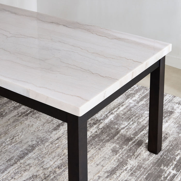 Genuine Marble Top 6-Seater Modern Dining Set
