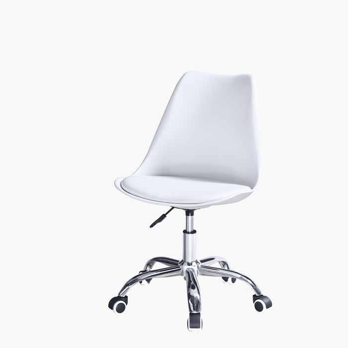 Modern Polypropylene Office Chair with Chrome Base