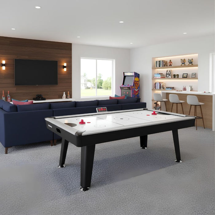 7ft Indoor Air Hockey Table with Electronic Scoreboard