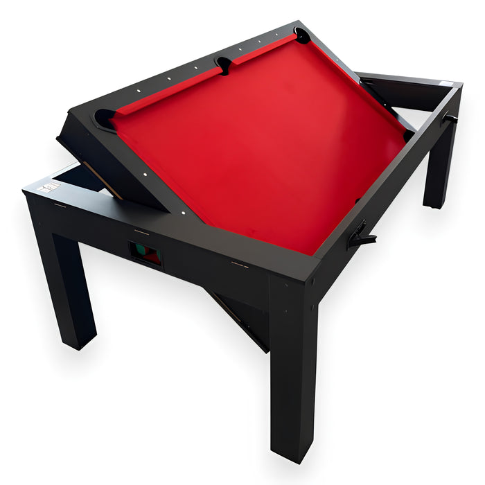 7FT 3-in-1 Multi-Game Table | Billiard, Table Tennis and Air Hockey Table