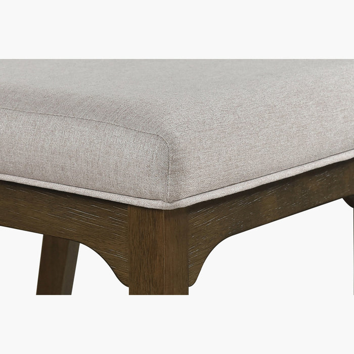 6-Seater Wooden Dining Set with Storage Bench