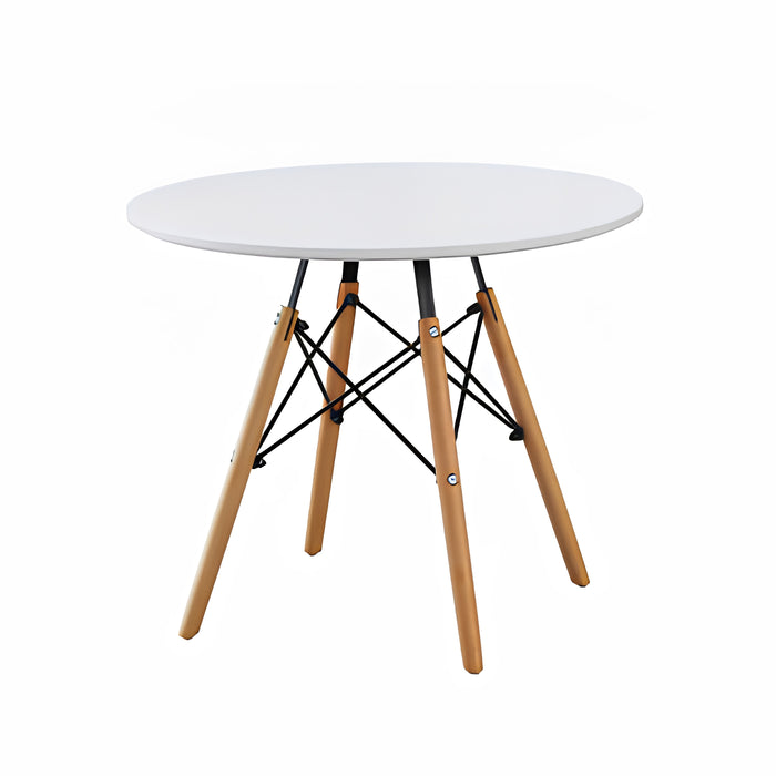 2-Seater Modern Dining Set with 2 Chairs