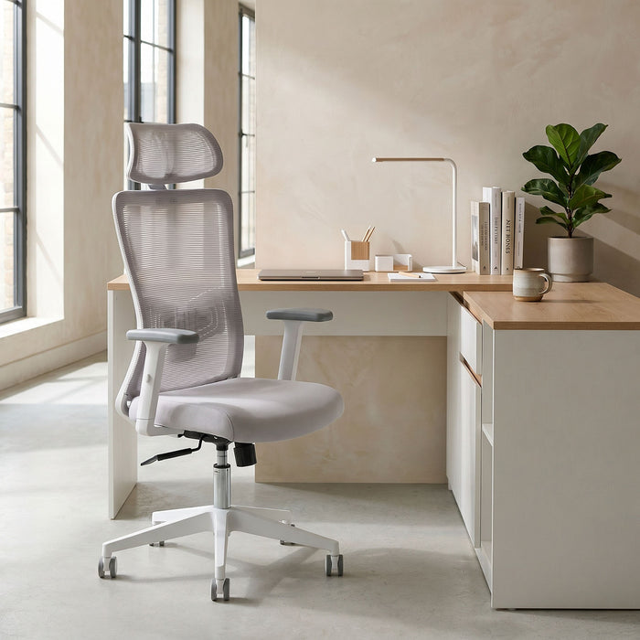 Ergonomic High Back Office Chair with 2D Lumbar Support