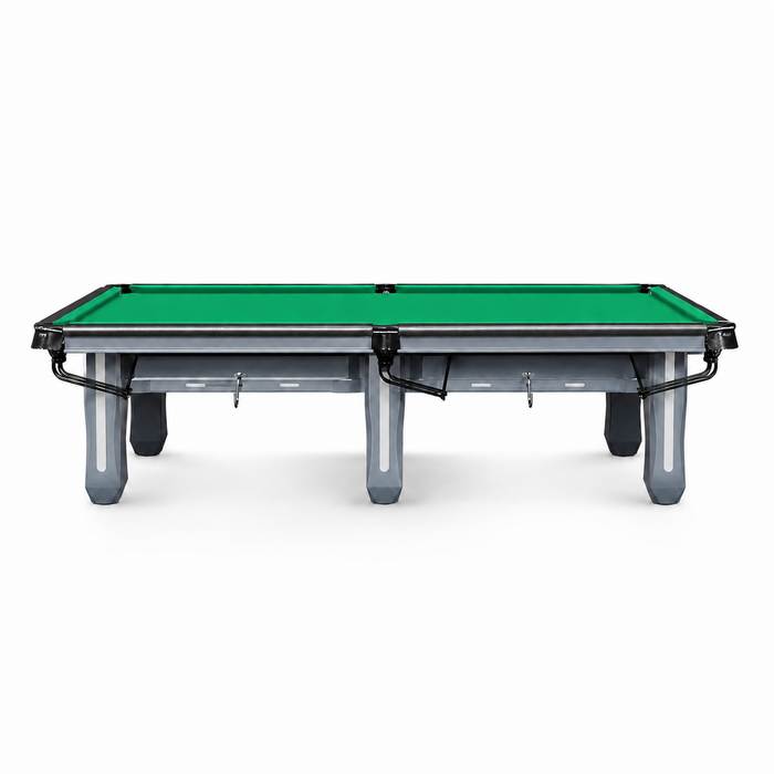 Professional Slate Pool Table with Ball Return System | Includes Cues, Balls & Accessories