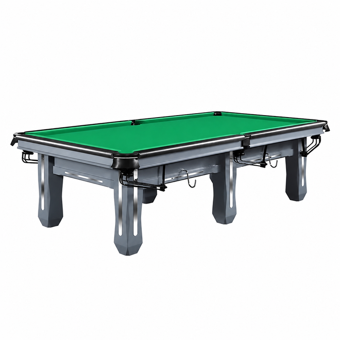 Professional Slate Pool Table with Ball Return System | Includes Cues, Balls & Accessories